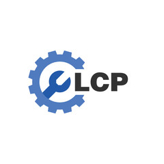 LCP letter logo design on white background. LCP logo. LCP creative initials letter Monogram logo icon concept. LCP letter design