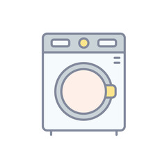 Laundry Machine vector icon