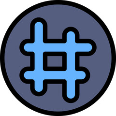 Business, hashtag, marketing Icon