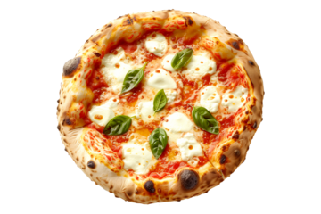 Delicious Italian pizza topped with mushrooms, bell peppers, and spinach, perfect for a healthy meal.