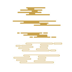 Japanese auspicious cloud pattern traditional retro decoration