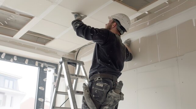 Acoustic insulation in plasterboard construction with proper placement and materials for optimal soundproofing. acoustic insulation, plasterboard construction, soundproofing.