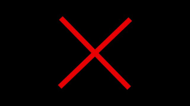 line icon check mark tick cross circle simple drawing animation