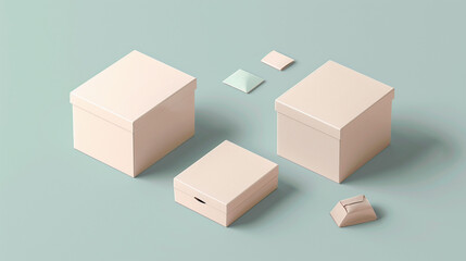Fototapeta premium Pckaging mockup