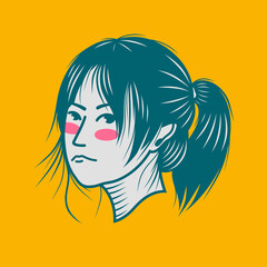 Character design avatar flat minimalist 62