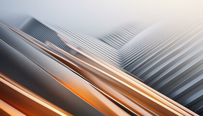 Obraz premium Modern Minimalist Design: Bold Simplicity with Orange and Dark Diagonal Lines