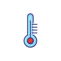 Temperature line icon. Weather, nature, environment. Weather concept. Vector illustration can be used for topics like environment, ecology, weather forecast