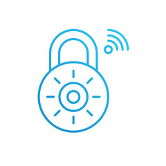 Smart Lock vector icon