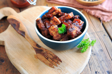 Pork Belly Burnt Ends aus dem airfryer