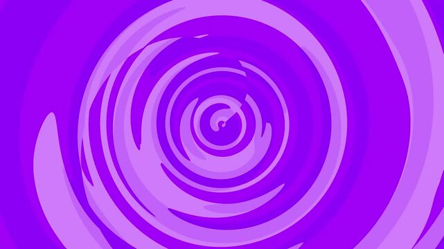 cartoon spiral center wave rotate background