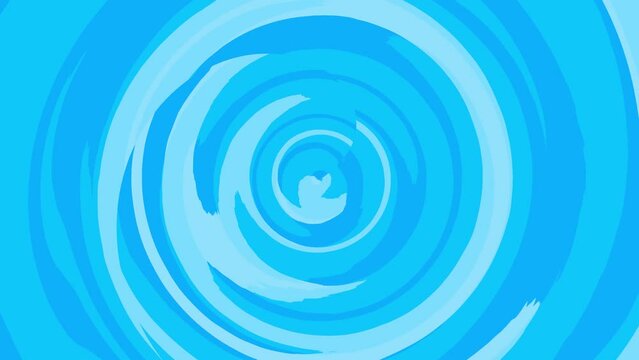 cartoon spiral center wave rotate background