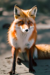 Obraz premium red fox cub