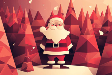 a cartoon of a santa claus