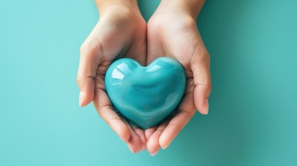 Fototapeta premium The Hands Holding Heart