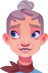 Grandmother Face Emotion