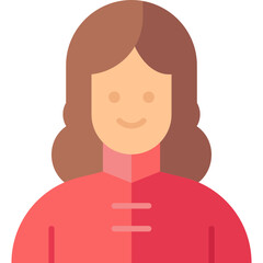 Asian, chinese, female, people, person Icon
