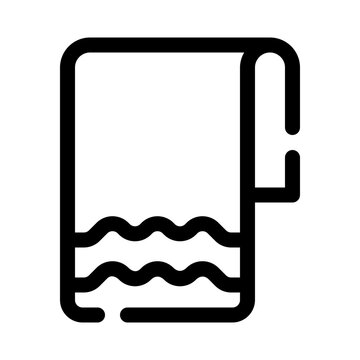 recommend clip art: towel line icon