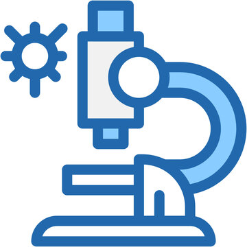 microscope, observation, holoscope, scientific, science Icon