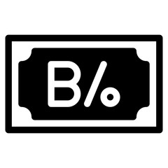 balboa, banknote, country, money, cash Icon