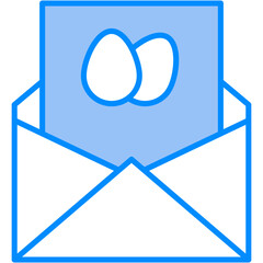 email, chat, easter, message, invitation Icon