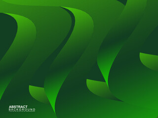 Green eco background. Green eco background or template with 3d pattern. Green eco friendly city background design. Green abstract web design. Nature color background. Modern leaf vector illustration.