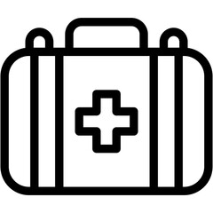 first aid, first aid box, medicine, medical, first aid kit Icon
