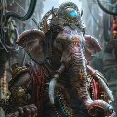  The sci-fi cyborg god Ganesha