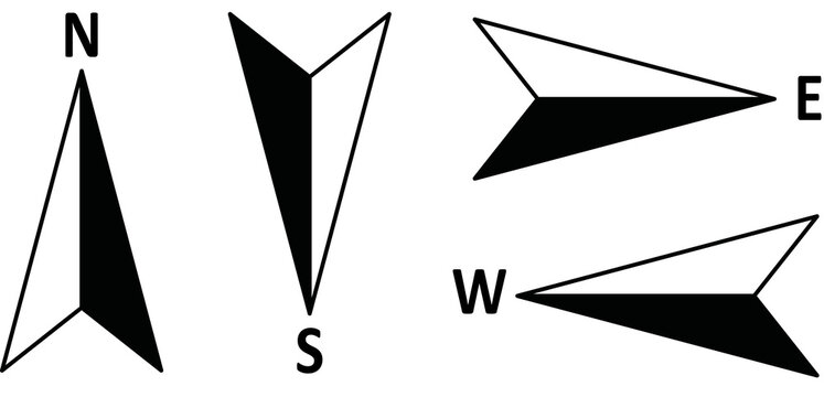 North Arrow Transparent Background