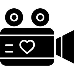 video, video maker, recording, heart , love and romance, miscellaneous, valentines day, valentine Icon
