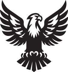 eagle vector art illustration