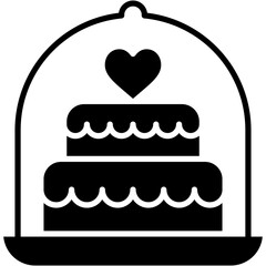 cake, sweet, dessert, heart , love and romance, miscellaneous, valentines day, valentine Icon