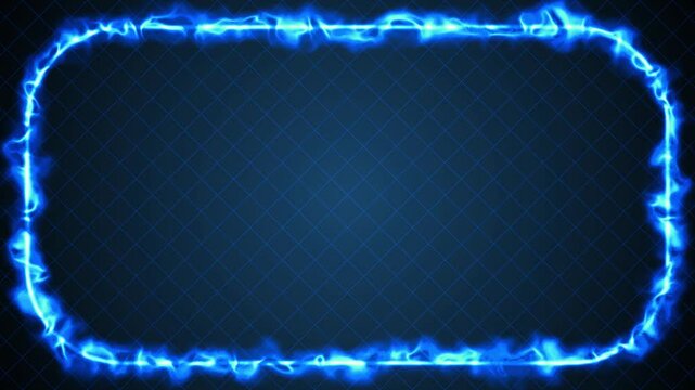 fire flame line frame digital background