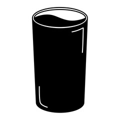 Glass of milk icon