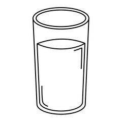 Glass of milk icon