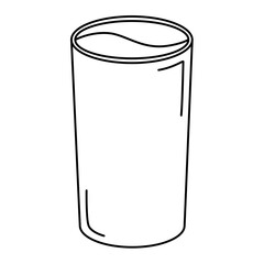 Glass of milk icon