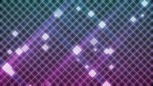 glow light digital grid shapes digital background