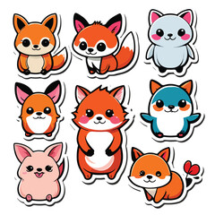 Fototapeta premium Colorful sticker