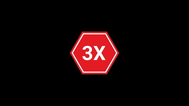 3x Sign Animation
