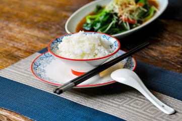 rice with vegetables and rice