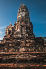 Naklejka premium Ancient temples in Thailand