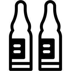 Vector Icon Ampoule, vaccine, medicine, serum, drug Icon