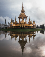 A beautiful golden temple in Thailand
