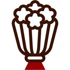 bouquet, present, flower, flower bouquet, botanical Icon