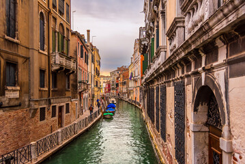 Morning in Venice on a cloudy day