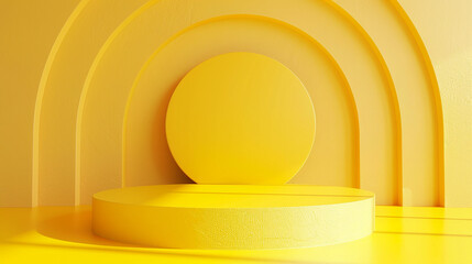 Obraz premium podium 3d background product platform display stage