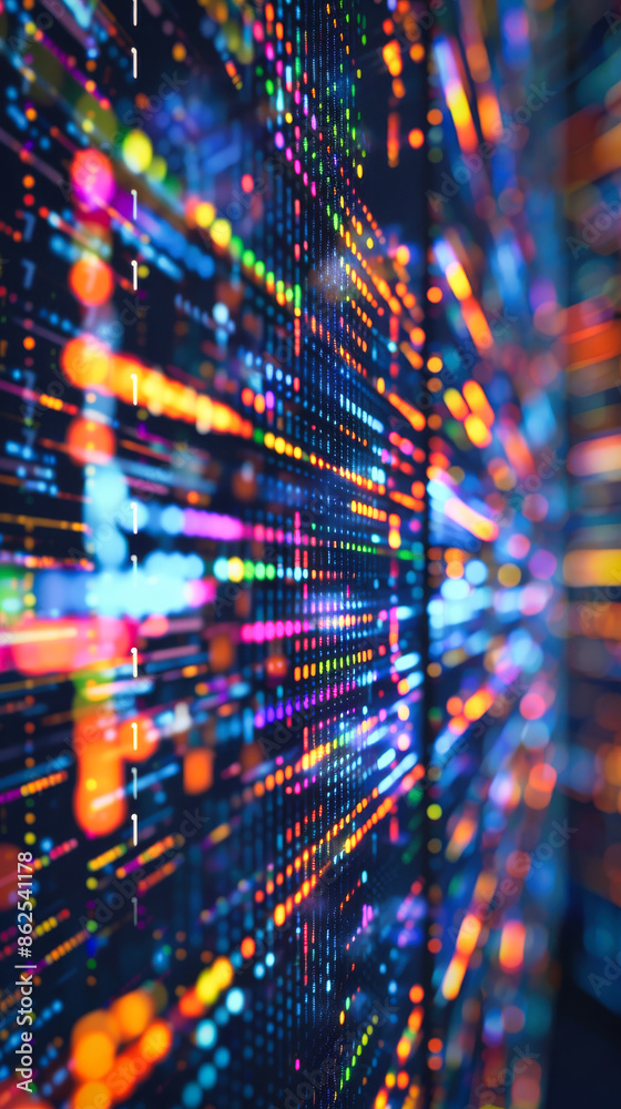 Poster abstract background of generic computer code. data and technology concept.