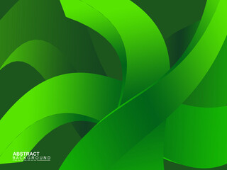 Green eco background. Green eco background or template with 3d pattern. Green eco friendly city background design. Green abstract web design. Nature color background. Modern leaf vector illustration.