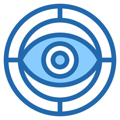 Vector Icon for View, eye, find, vision, zoom