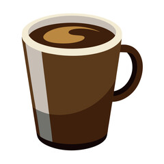 Coffee cup logo icon vector illustration.
