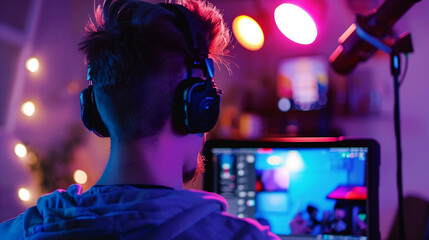 A tech reviewer answering live questions about gadgets.